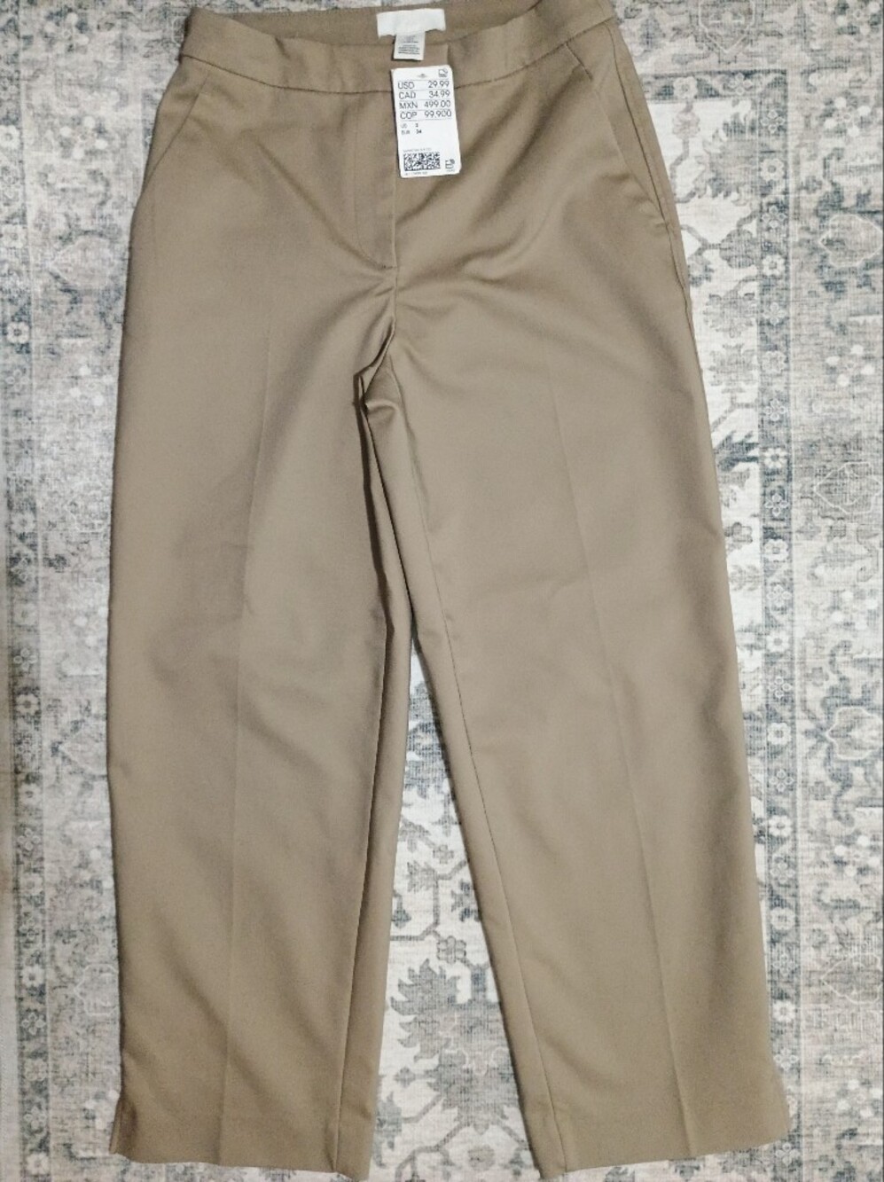 NWT H&M Ankle Dress Slacks, Size 2 - Picture 4 of 13